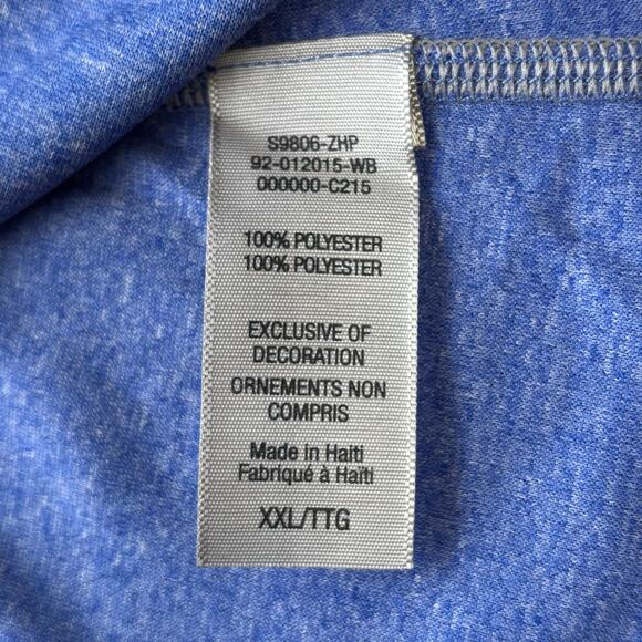 Champion C9 Duo Dry Blue Athletic Shirt Size XXL - Picture 9 of 11